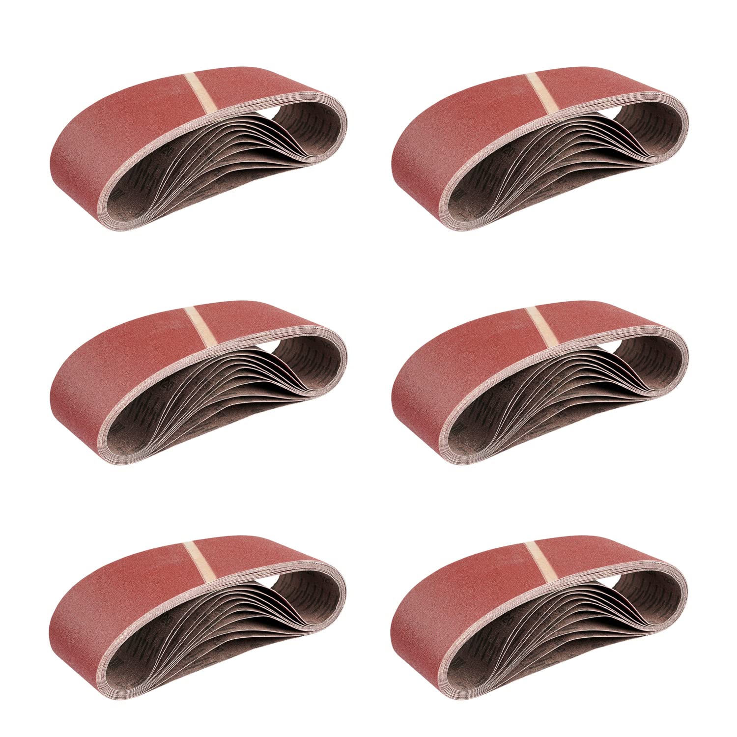 10-Pack 40 Grit Sanding Belts for Belt Sanders | 75 x 533 mm Cloth Sanding Belts | Durable Sandpaper for Woodworking & Metal Polishing | Perfect for DIY Projects & Professional Workshops