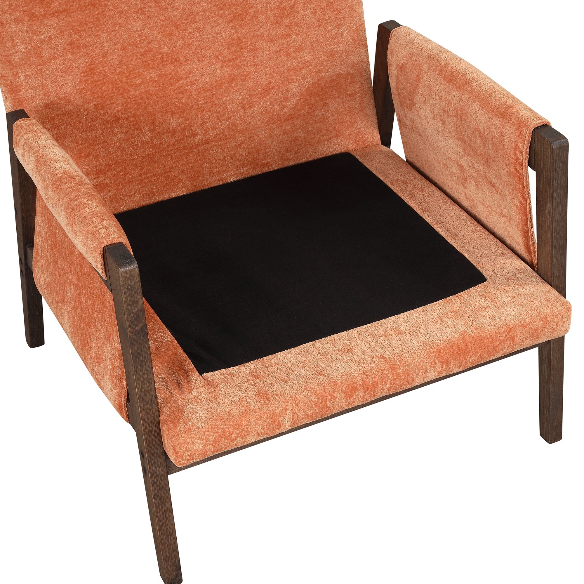 Kelly Mid Century Modern Velvet Accent Armchair - Stylish Roundhill Furniture for Living Room, Bedroom & Office - Comfortable Lounge Chair for Home Decor