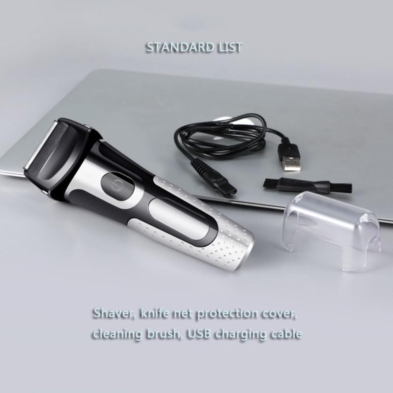 Premium Electric Razor for Men - Cordless Rechargeable Beard Trimmer & Shaver with Precision Blades - Perfect for Home, Travel & Personal Grooming Care
