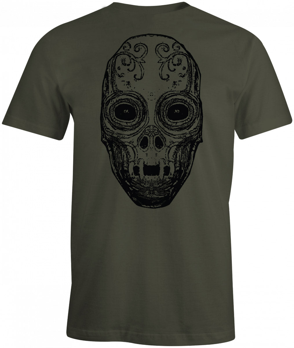 Harry Potter Death Eater Khaki T-Shirt for Men & Women - Casual Cosplay, Halloween Costume, Gift for Fans