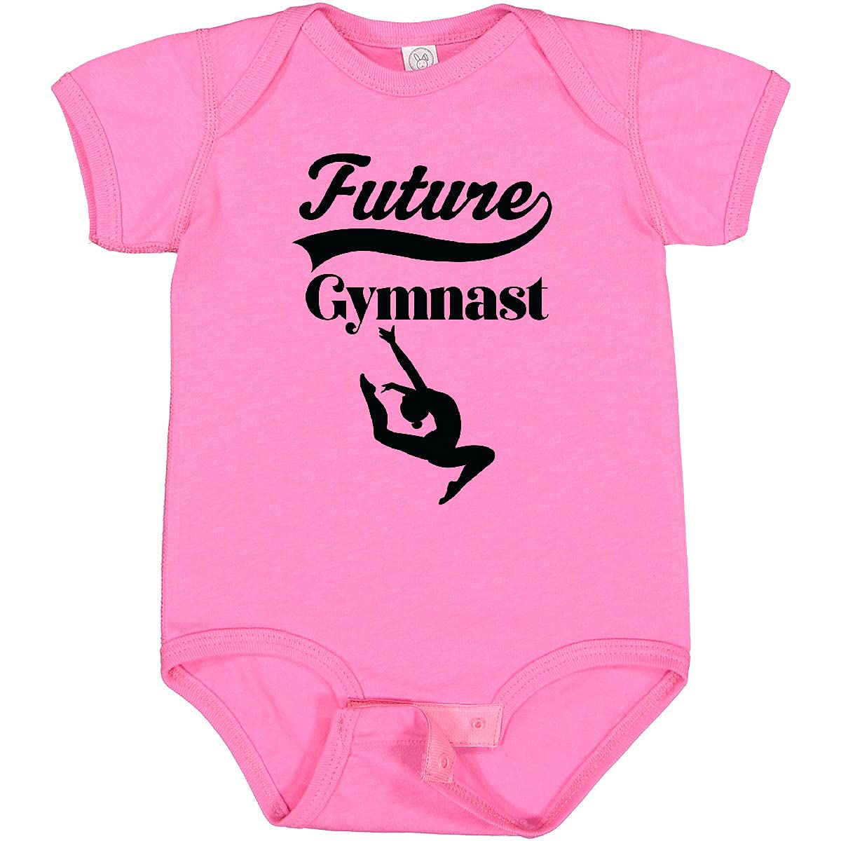 Inktastic Future Gymnast Baby Girl Bodysuit - Soft Cotton Infant Onesie for Gymnastics Enthusiasts | Perfect for Playtime, Photo Shoots & Baby Showers