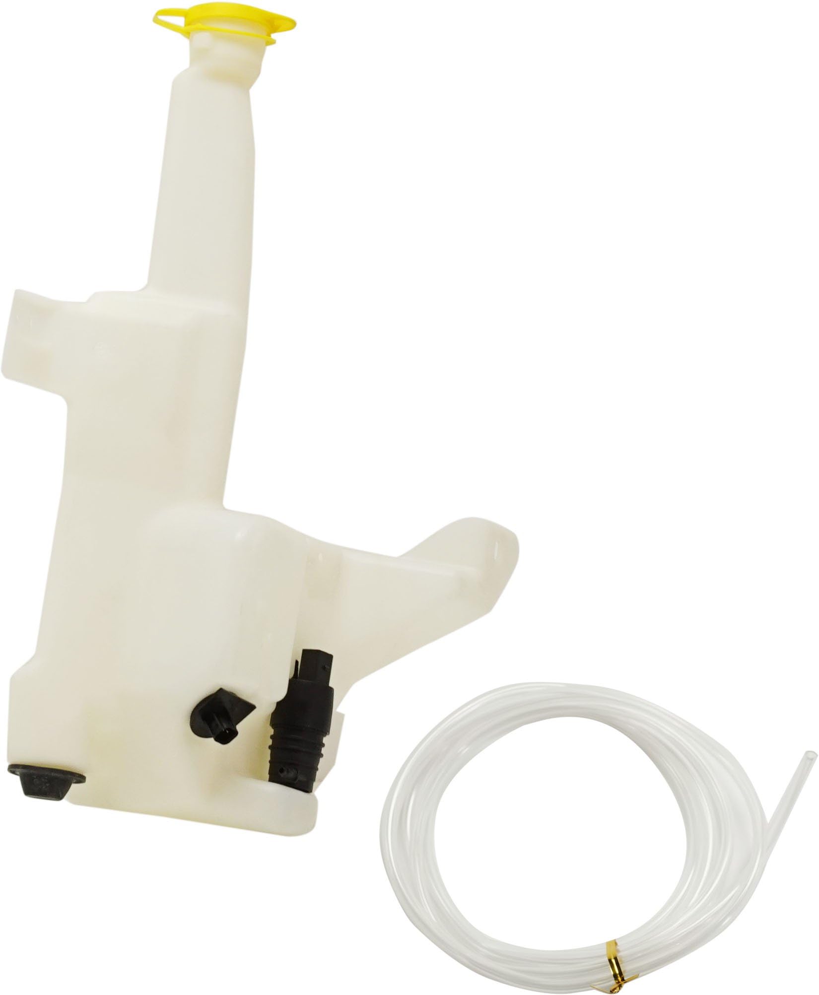 Go-Parts Washer Reservoir Assembly Compatible with RAM 1500/2500/3500 (2014-2018) & 2019 Ram 1500 Classic - Includes Cap, Pump & Sensor - Perfect Replacement for 2015 RAM 1500 with 3.0L Engine - Ideal for Off-Roading, Daily Commuting & Winter Driving