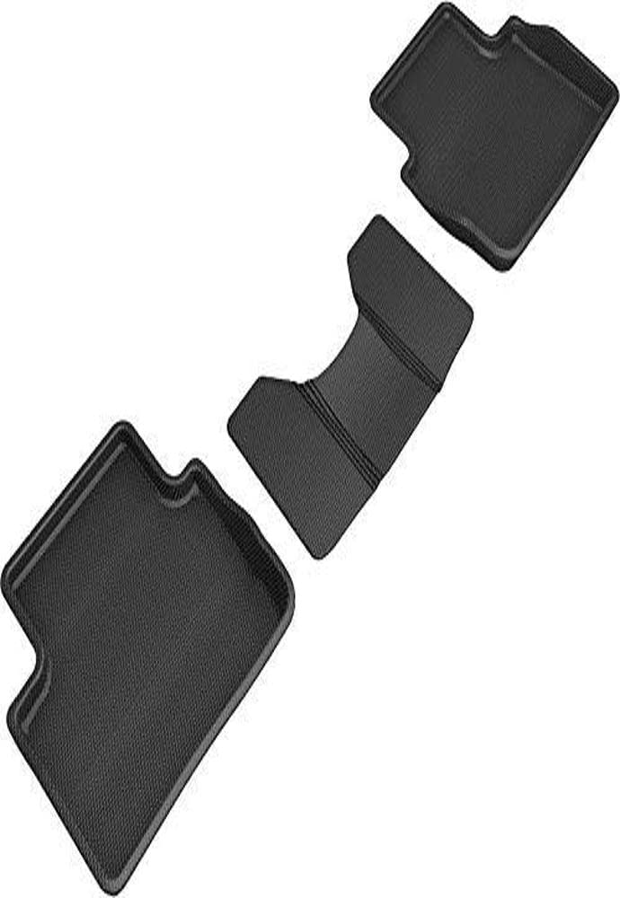 3D MAXpider Kagu All-Weather Custom Fit Floor Mats for Mazda Mazda3 (2019-2025) & CX-30 (2020-2025) - Premium Black Car Mats for Second Row - Perfect for Road Trips, Daily Commutes & Weather Protection