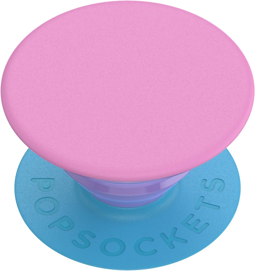 PopSockets PopGrip: Collapsible Phone Grip & Stand with Swappable Top - Colorblock Pink for iPhone, Samsung & Smartphones - Perfect for Selfies, Videos & Hands-Free Use