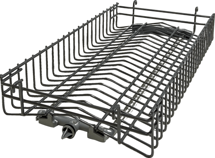Asko 687479 Dishwasher Basket with Spraying Tube - Perfect for Efficient Dishwashing in Compact Spaces