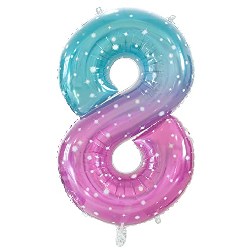Number 8-space Gradient Color