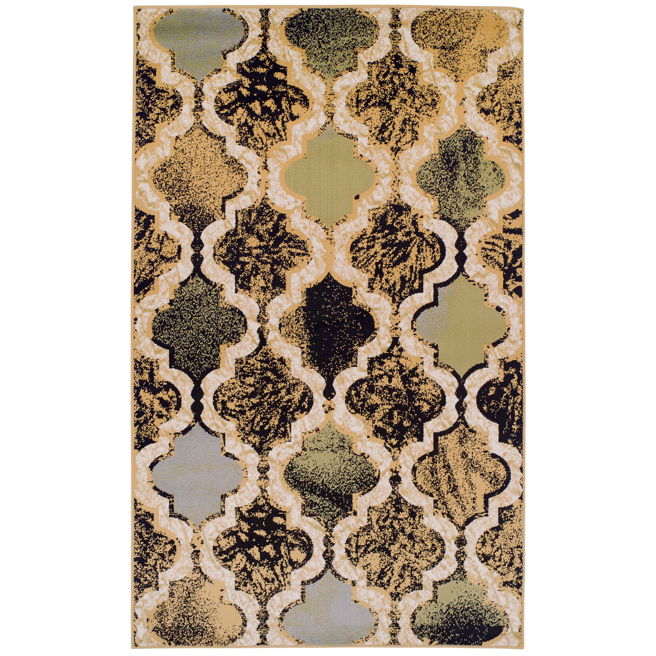 Viking Geometric Trellis Indoor Area Rug & Runner - Non-Slip Boho Chic Carpet for Living Room, Bedroom, Hallway - Perfect for Nordic Home Decor & Cozy Spaces