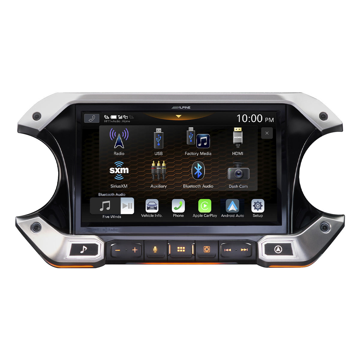 Alpine i509-WRA-JL 9-Inch Multimedia Receiver for 2018+ Jeep Wrangler & 2020+ Jeep Gladiator - CarPlay, Android Auto, HD Radio | Perfect for Off-Road Adventures & Daily Commutes