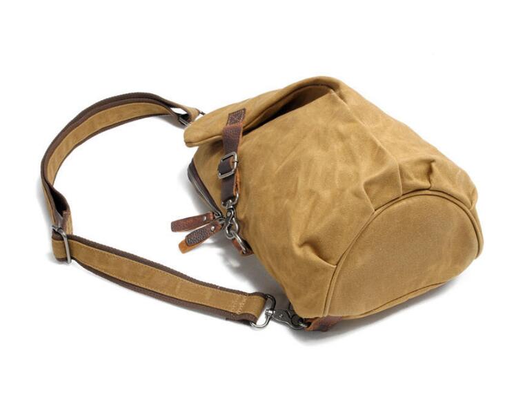 Durable Canvas Chest Bag for Men - Grey, Green & Black Options - Perfect for Travel, Hiking & Everyday Use