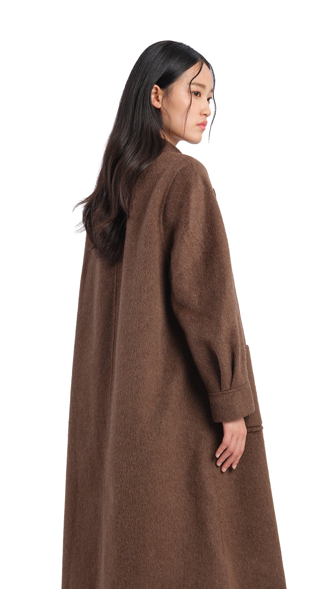 Double Face Coat for Women - Reversible Winter Jacket with Pockets | Warm & Stylish Outerwear for Cold Weather, Work & Casual Outings
