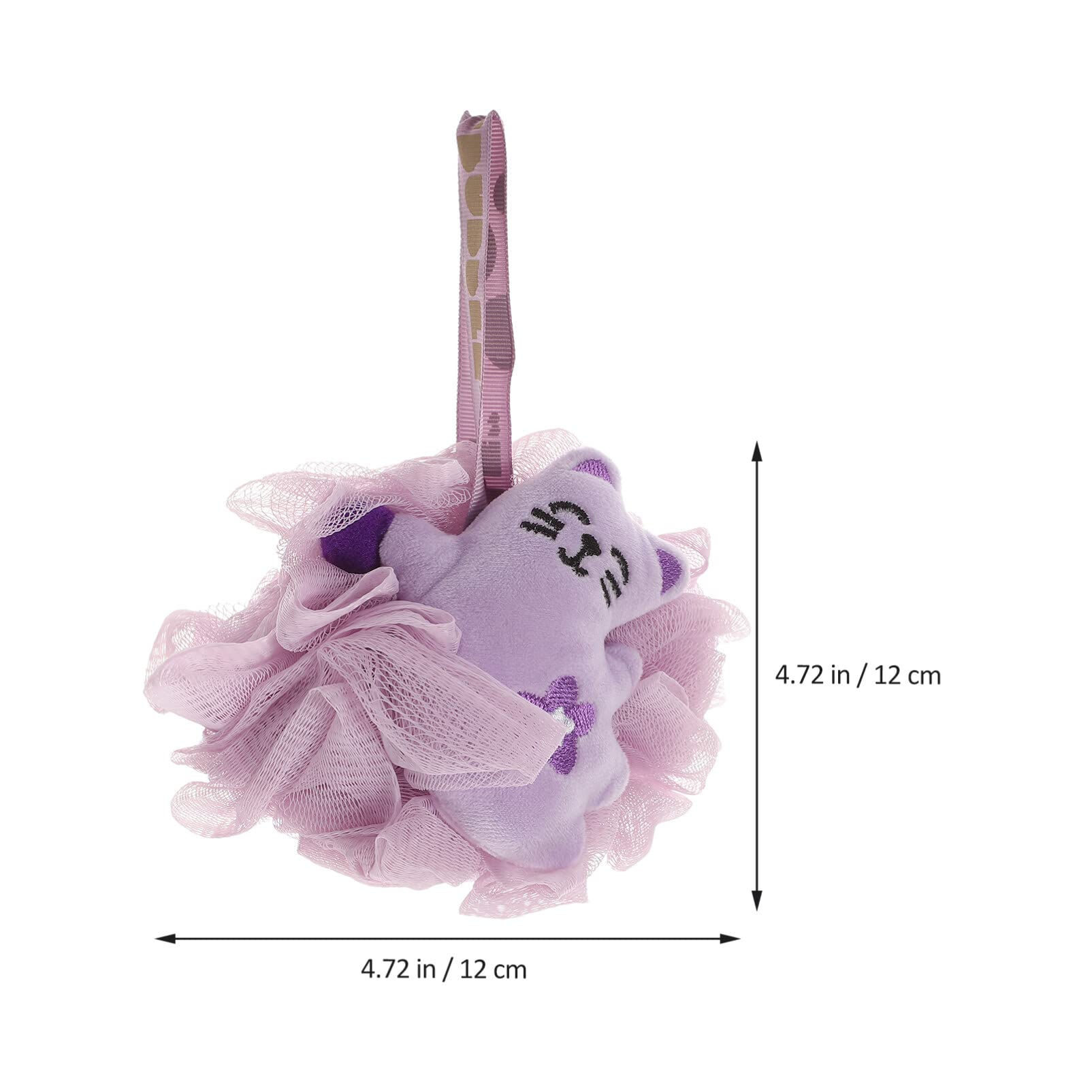 EXCLUZO 2-Pack Soft Bath Sponge - Cartoon Exfoliating Shower Loofah for Women, Men & Kids - Gentle Body Brush & Wash Sponge for Smooth Skin - Perfect for Daily Shower & Spa Relaxation