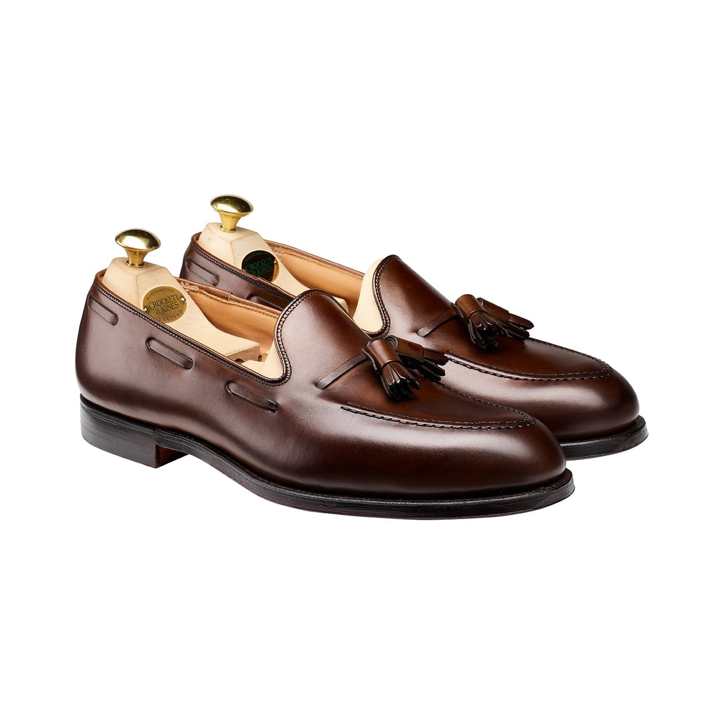 Premium Cavendish Dark Brown Burnished Calf Leather Shoes - Elegant & Durable Dress Shoes for Men | Perfect for Business, Formal Events & Office Wear