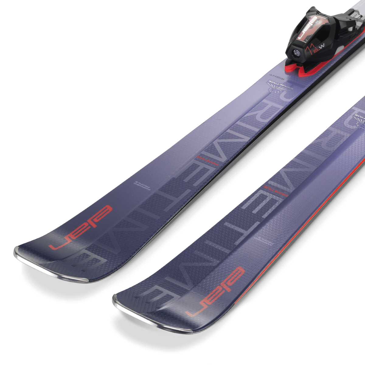 Elan PRIMETIME No.5 W PS Ski with ELW11.0 DB397119 Bindings 2025 - Perfect for All-Mountain Skiing and Freeride Adventures