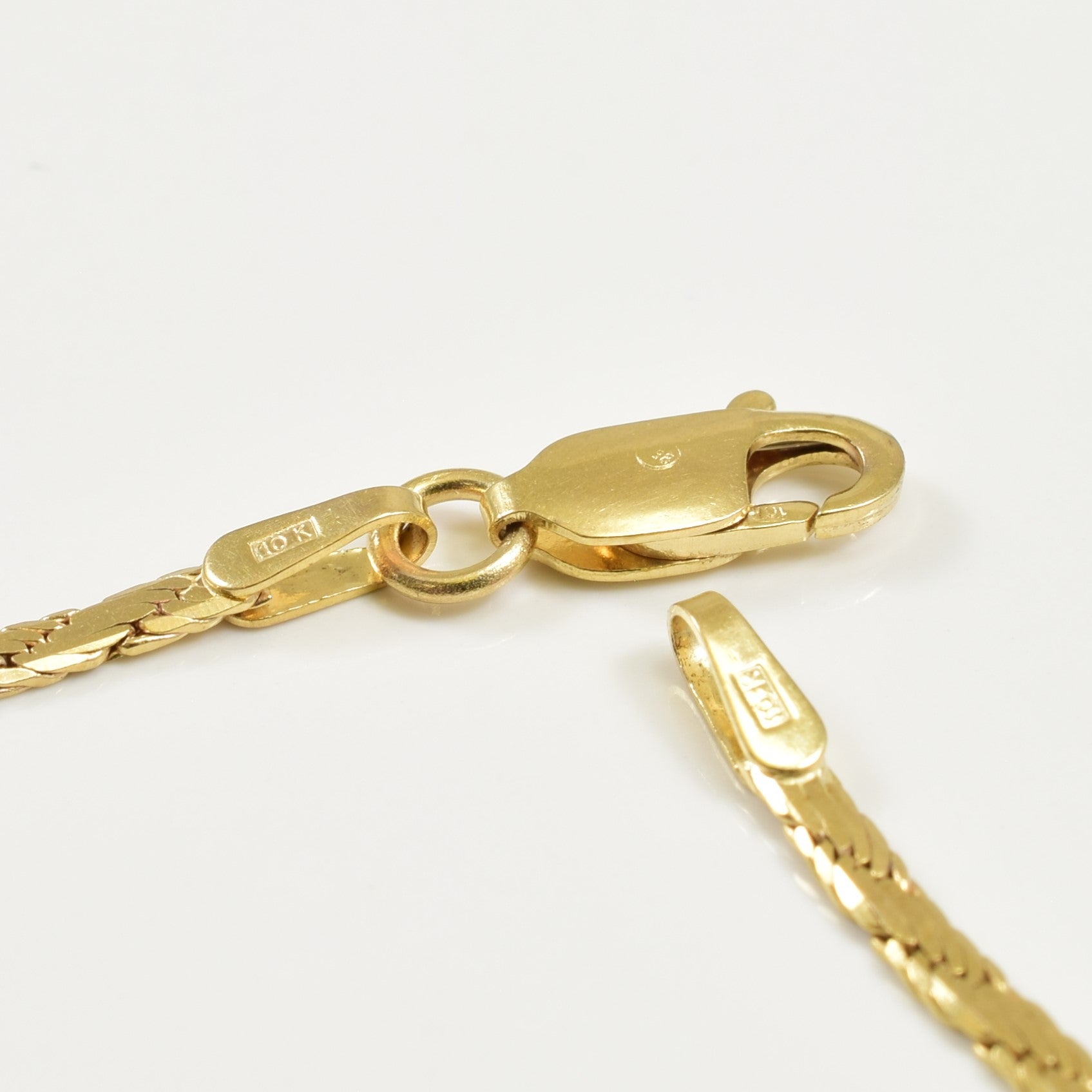 10K Yellow Gold Fancy Chain Necklace - 17.5 Inches - Elegant Jewelry for Women, Perfect for Parties, Weddings & Everyday Wear