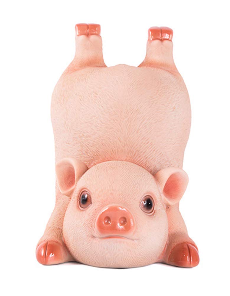 Resin Piggy Bank - Cute Pig Shape Money Box for Savings & Home Decor - Perfect for Kids' Rooms, Gifts, and Farmhouse Decor