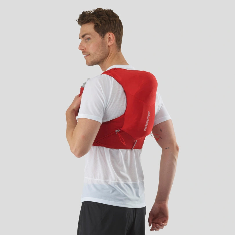 Adv Skin 5 Hydration Pack with Included Flasks - Unisex Running Vest for Trail Runners & Outdoor Enthusiasts - Perfect for Hiking, Marathon Training and Adventure Sports