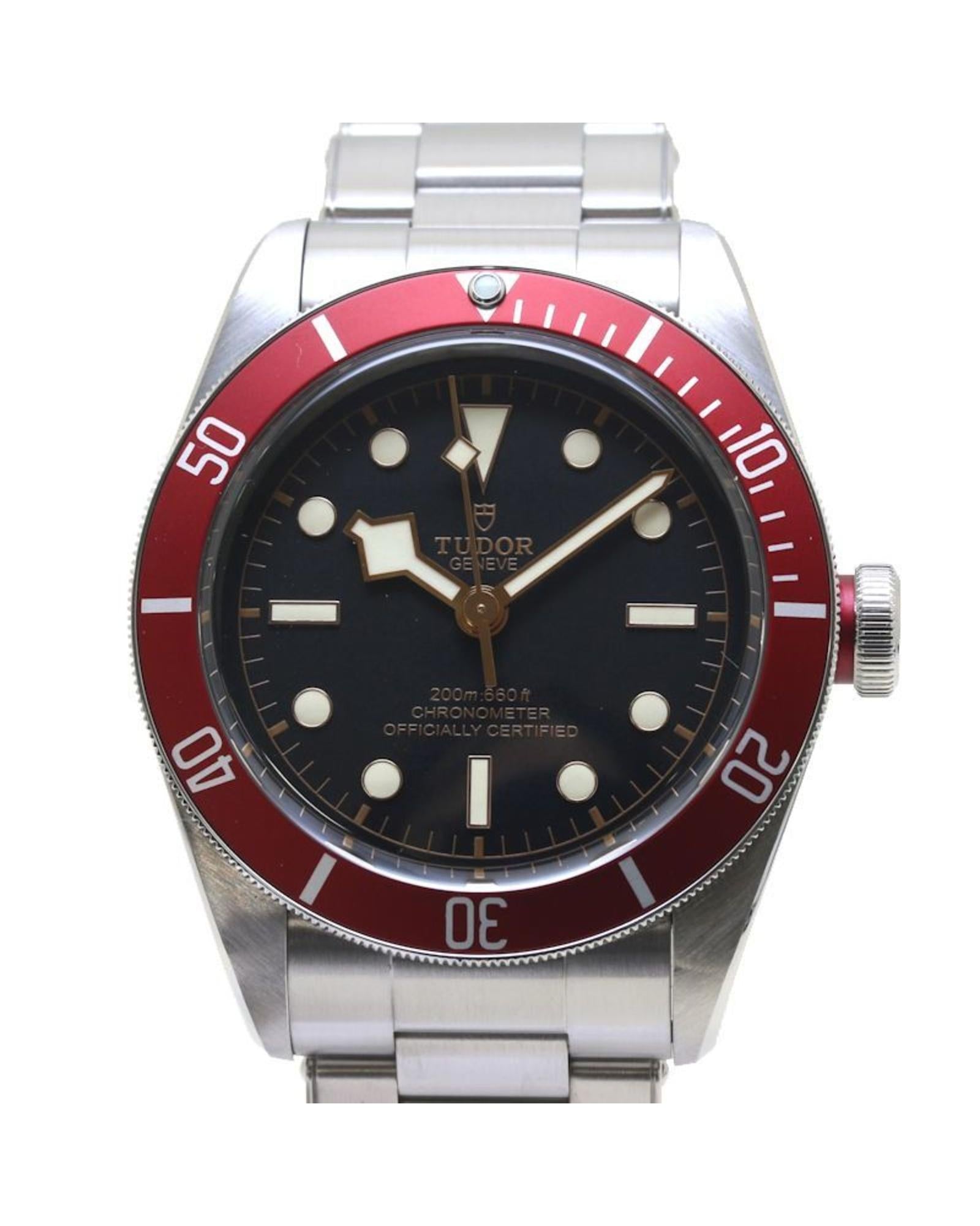 Black Bay Stainless Steel Watch - Waterproof & Durable with Warranty & Gift Box - Perfect for Diving, Business & Everyday Wear