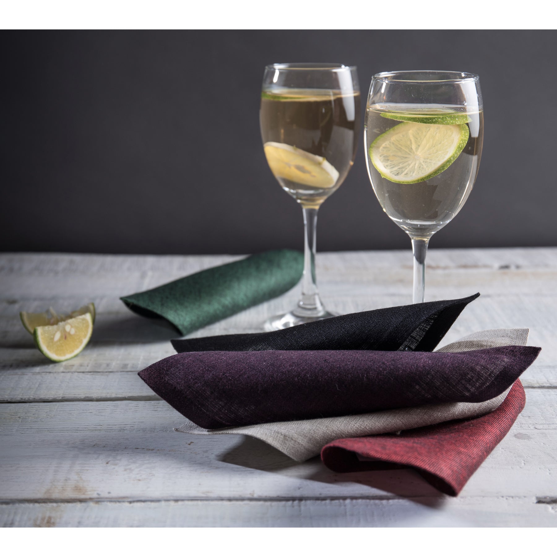 Premium Cocktail Napkins Set of 12 - Elegant Party Napkins for Drinks, Weddings & Entertaining - Absorbent 2-Ply Paper Cocktail Napkins for Home Bar, Dinner Parties & Special Events