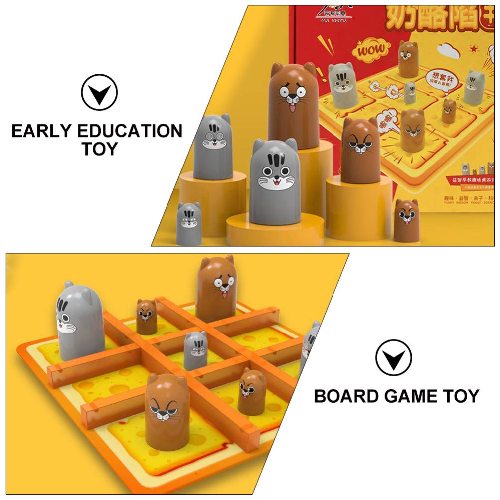 TOYANDONA Gobblers Strategy Board Game - Stacking Cups Chess Set, Brain Teaser & Educational Family Toy for Kids & Adults | Perfect for Parent-Child Bonding, Game Nights & Party Entertainment