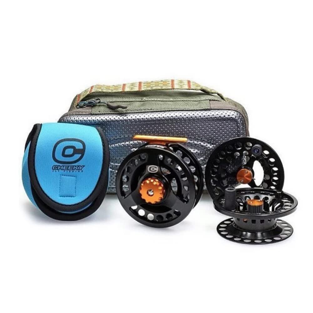 Cheeky Fishing Tyro Series Fly Reels & Triple Play Bundles - Premium Fly Fishing Gear for Trout, Bass & Saltwater (Ideal for Beginners & Advanced Anglers)