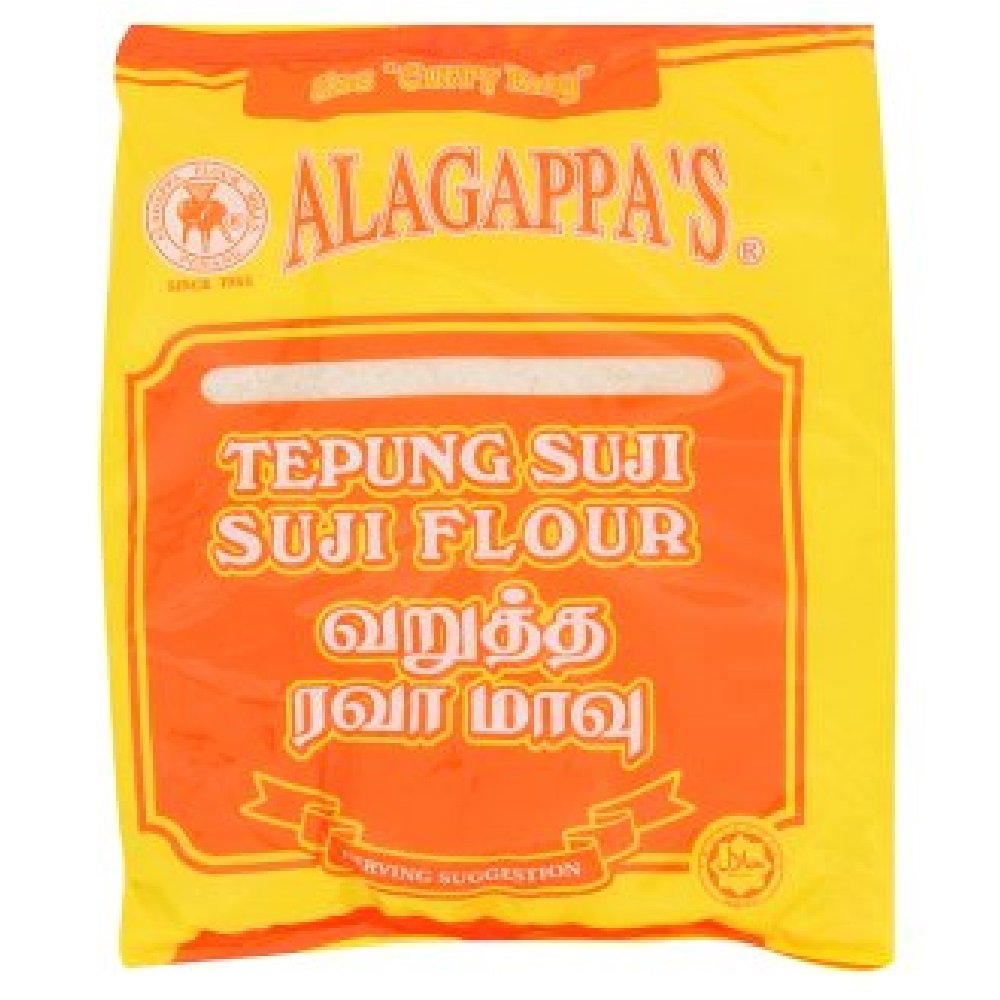 Alagappa's Suji Flour 300g (9 Packs) - Premium Semolina for Baking, Cooking & Indian Sweets - Perfect for Halwa, Upma, and Homemade Pasta