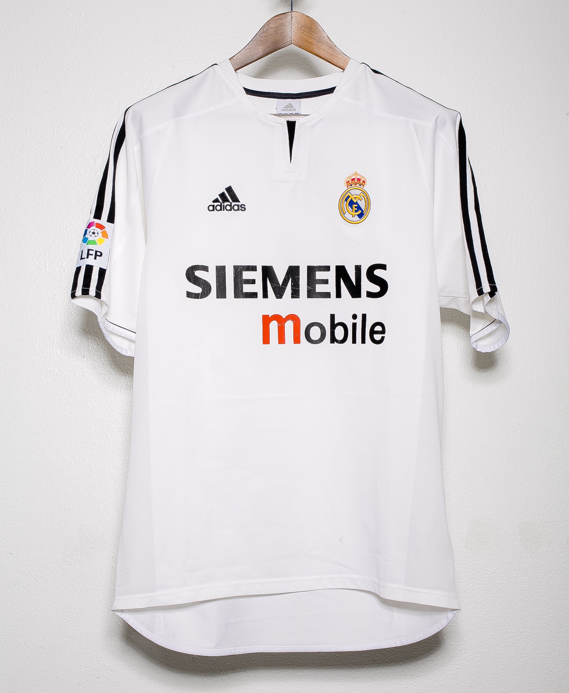 2003 Real Madrid Home Jersey #5 Zidane (Medium) - Authentic Soccer Shirt for Fans & Collectors - Perfect for Match Days & Sports Memorabilia Display