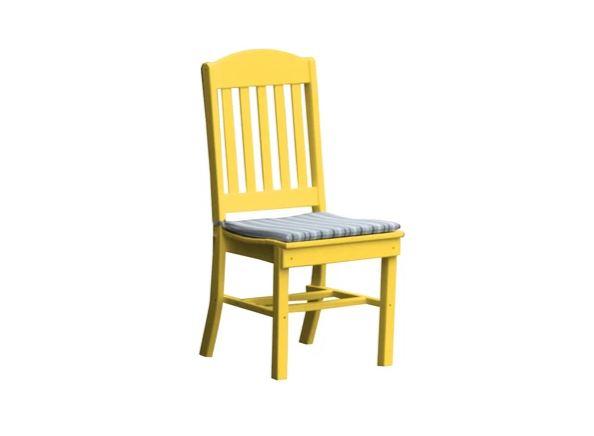 A & L Furniture Classic Dining Chair - Solid Wood Upholstered Dining Room Chairs Set of 2, Comfortable Kitchen Chairs for Home & Restaurant Use