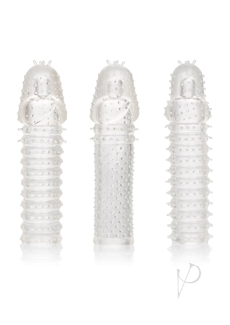 3 Piece Clear Textured 6 Inch Extension Kit - Perfect for Hair Styling, Braiding & Extensions