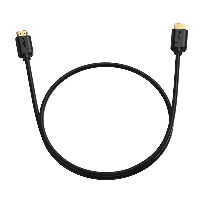 Baseus High Definition HDMI to HDMI Cable Adapter 5 Meters Black - Perfect for Home Theater, Gaming & Office Setup