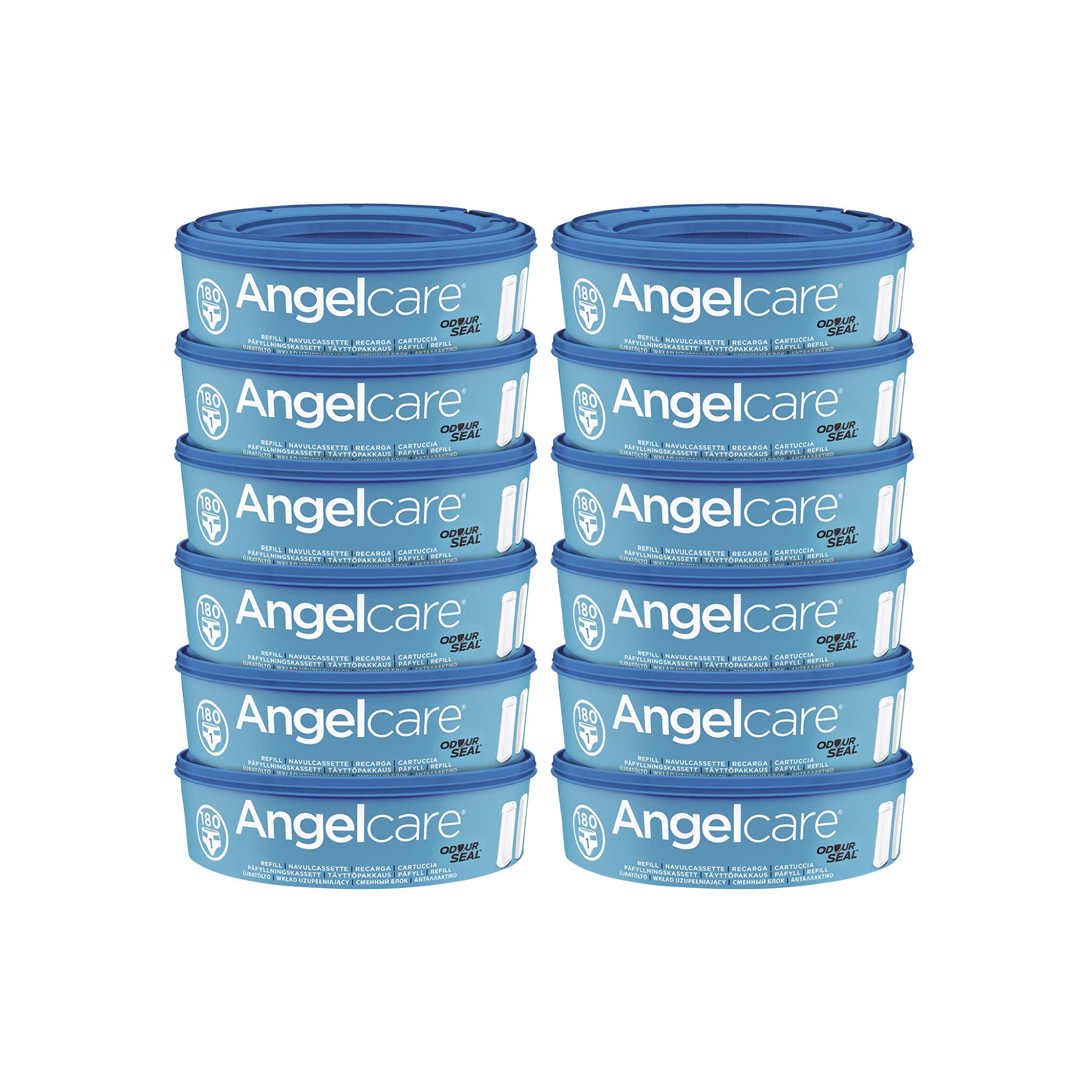 Angelcare Refill Cassettes - 12 Pack Baby Monitor Replacement Filters for AC420 & AC423 - Essential Nursery Safety Accessories for Newborn Care