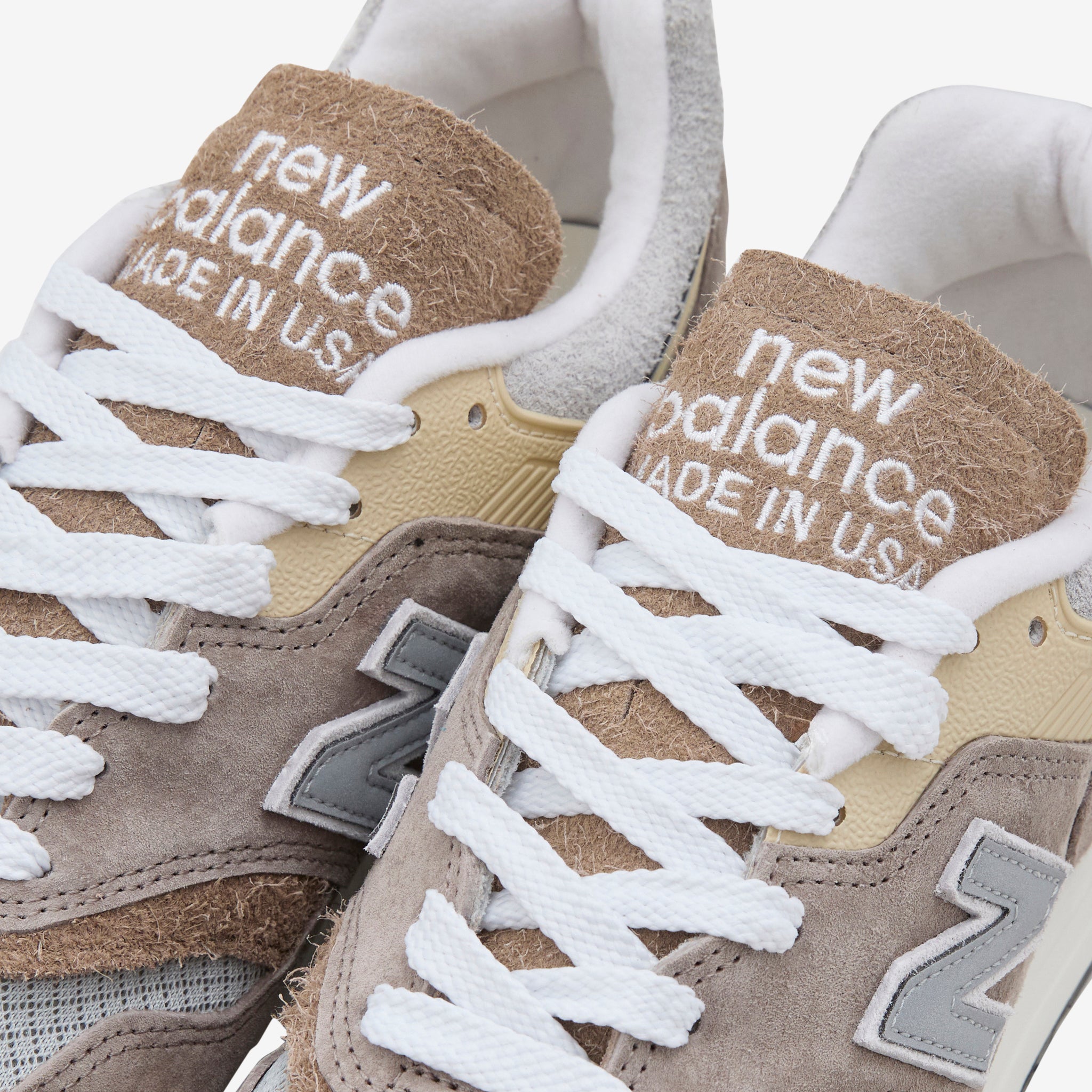 Authentic Made in USA 997 Light Mushroom Sneakers in Mirage Grey - Perfect for Casual Wear, Running & Street Style