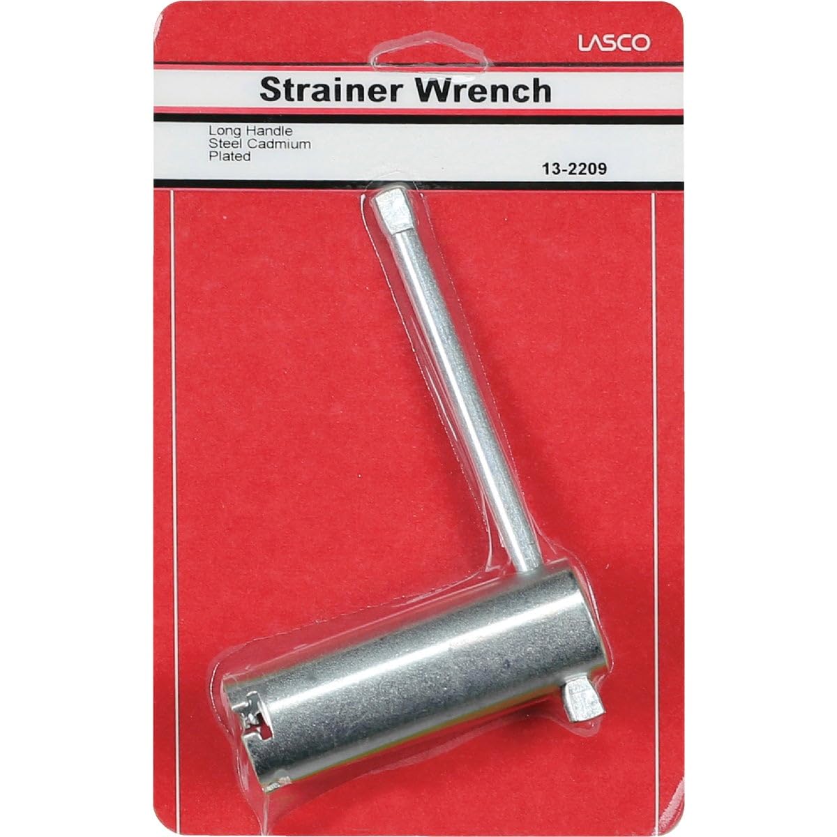 Larsen Supply #13-2209 Sink Strainer Wrench - Heavy Duty Plumbing Tool for Kitchen & Bathroom Sink Installation and Repair
