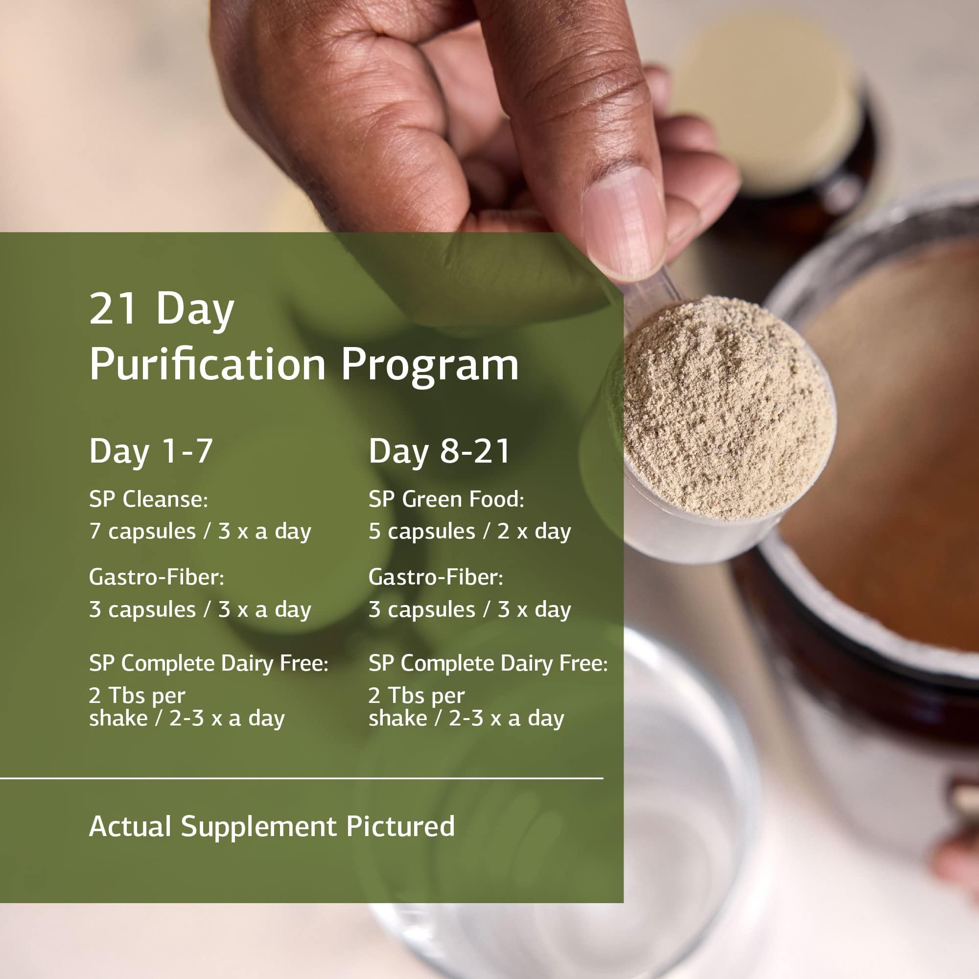 Standard Process Purification Kit with SP Complete Dairy Free & Gastro-Fiber - Liver Detox Support with Milk Thistle, Rice Protein & Fiber | Colon Cleanse, Digestive Health & Weight Management Supplement | Ideal for Detox Programs & Gut Health Maintenance