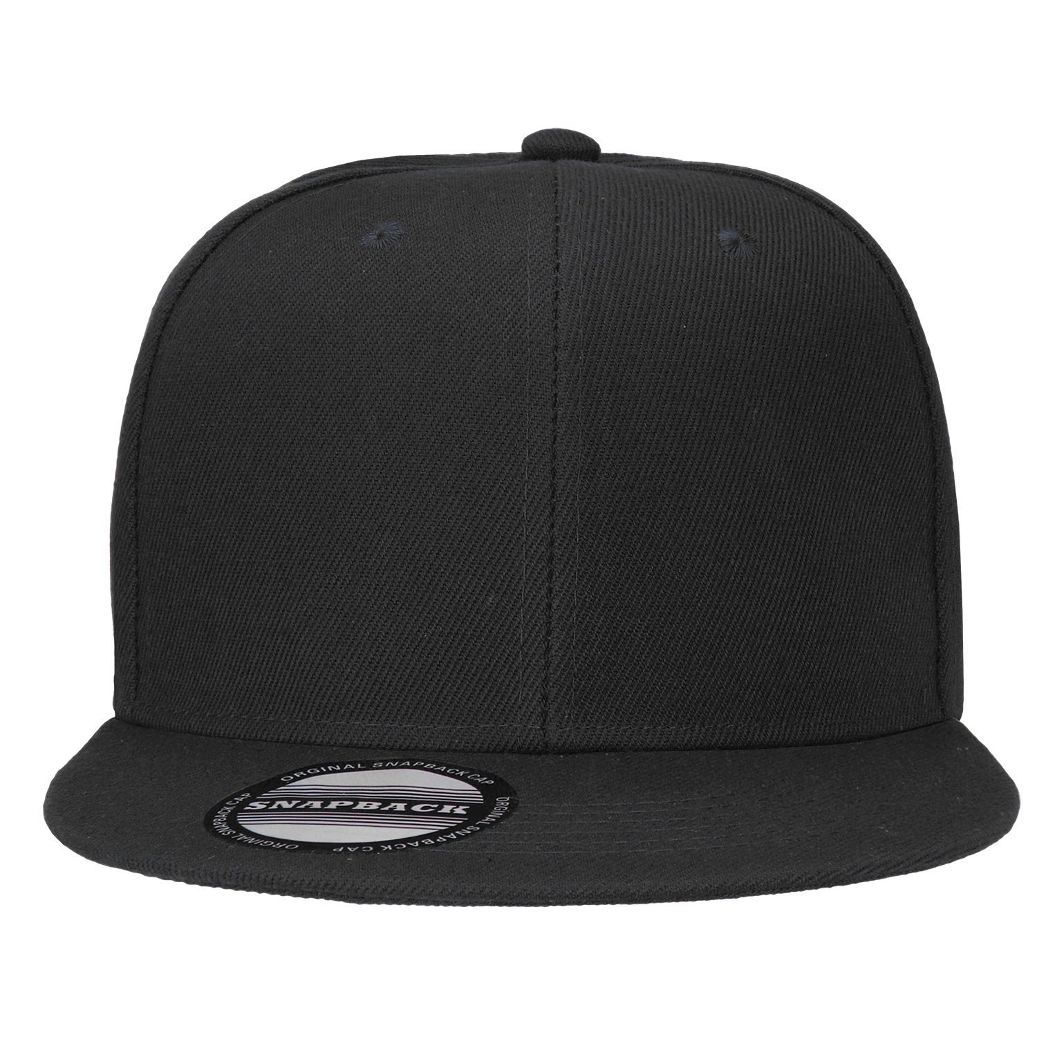 Falari 2-Pack Classic Snapback Hats - Adjustable Flat Bill Blank Solid Color Baseball Caps for Men & Women | Hip Hop Streetwear, Casual Outfits & Sports Events