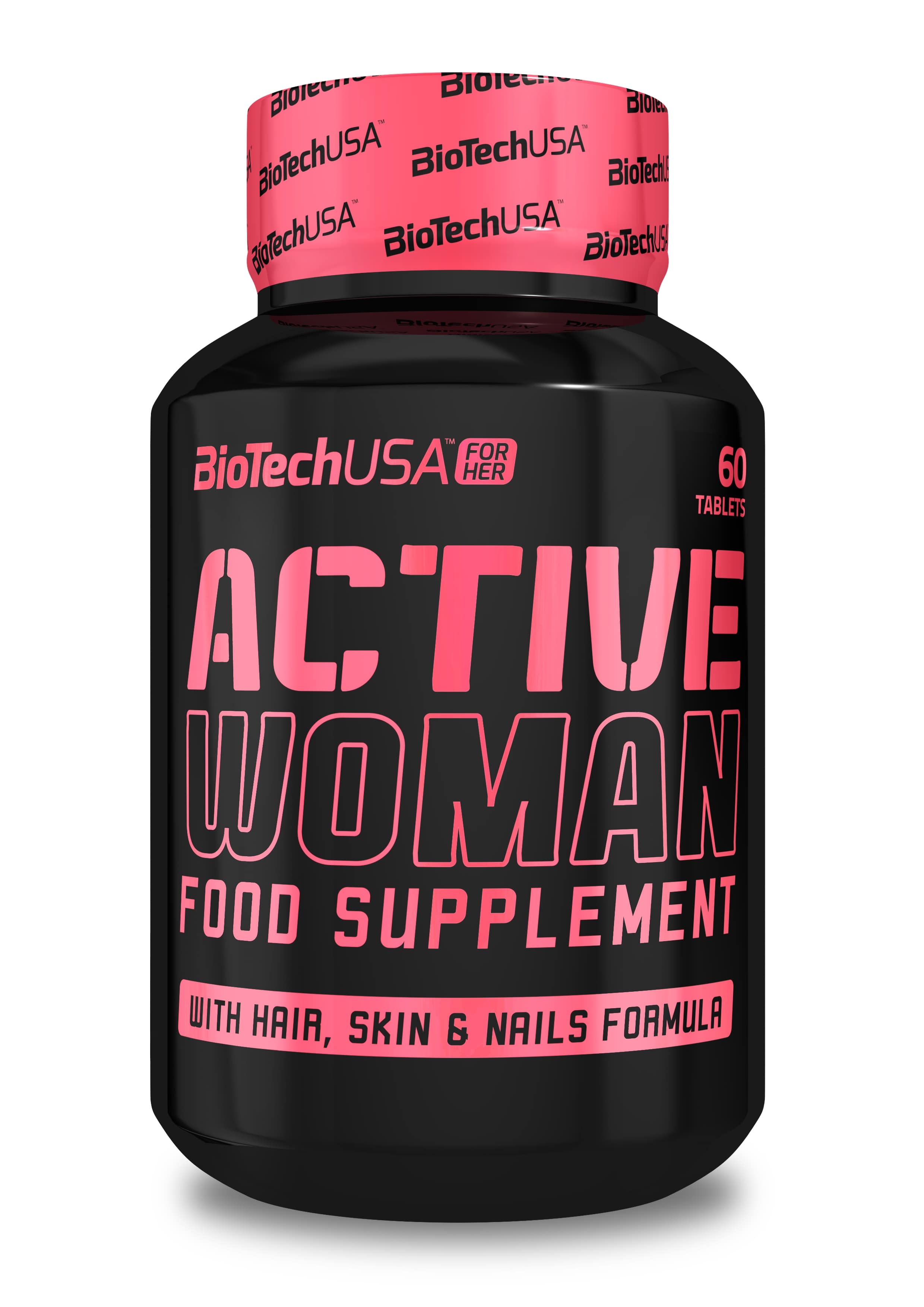 BioTechUSA Active Woman Multivitamin - 60 Tablets for Women's Health, Energy & Immunity - Perfect for Fitness, Workout & Daily Wellness