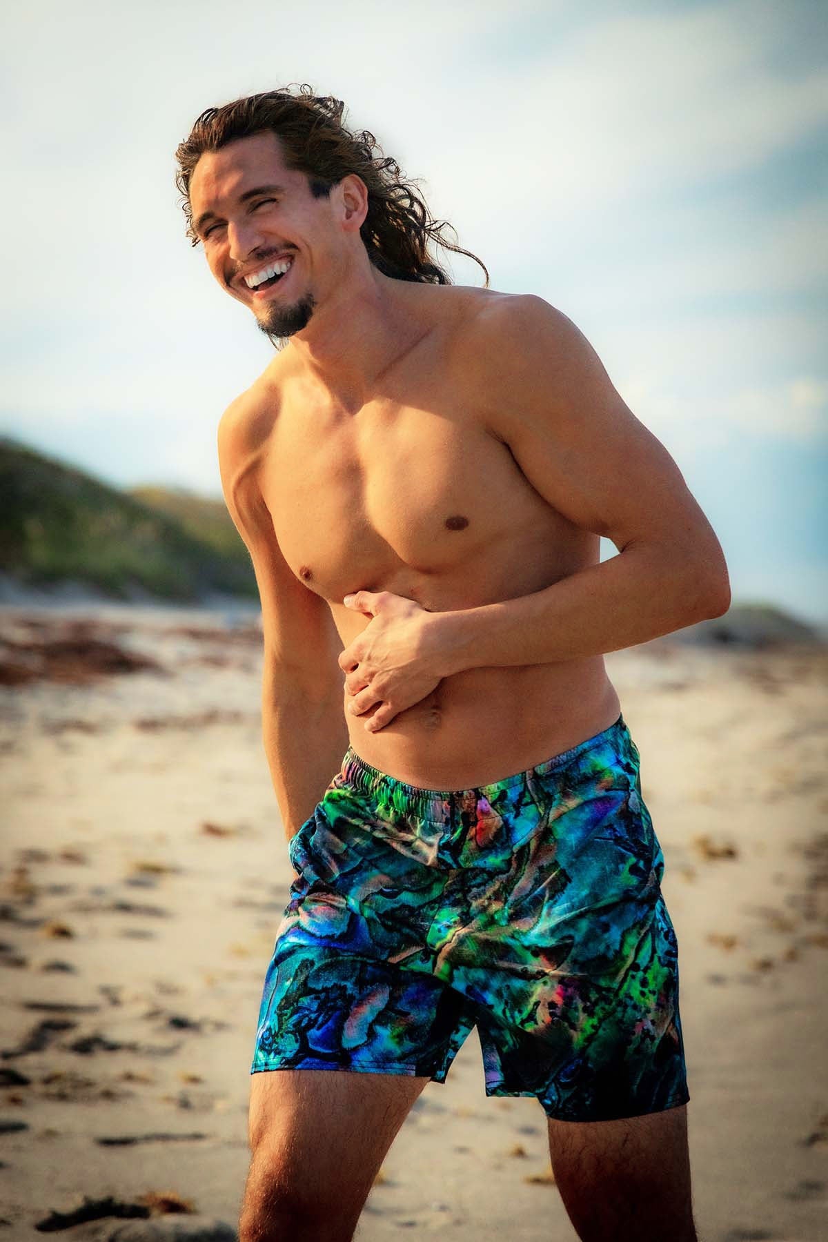 Premium Men's Abalone Swim Trunks - Quick Dry, Comfortable & Stylish Board Shorts for Beach, Pool & Surfing