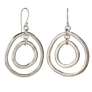 Double Circle Earrings for Women - Trendy Hoop Earrings for Everyday Wear & Special Occasions