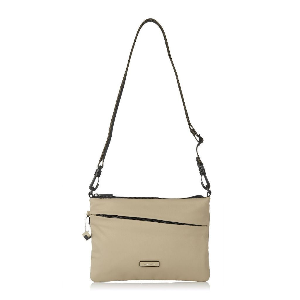 Hedgren Milky Way Large Crossbody Bag for Women - Stylish Comet Beige Shoulder Purse | Perfect for Travel, Work, and Everyday Use