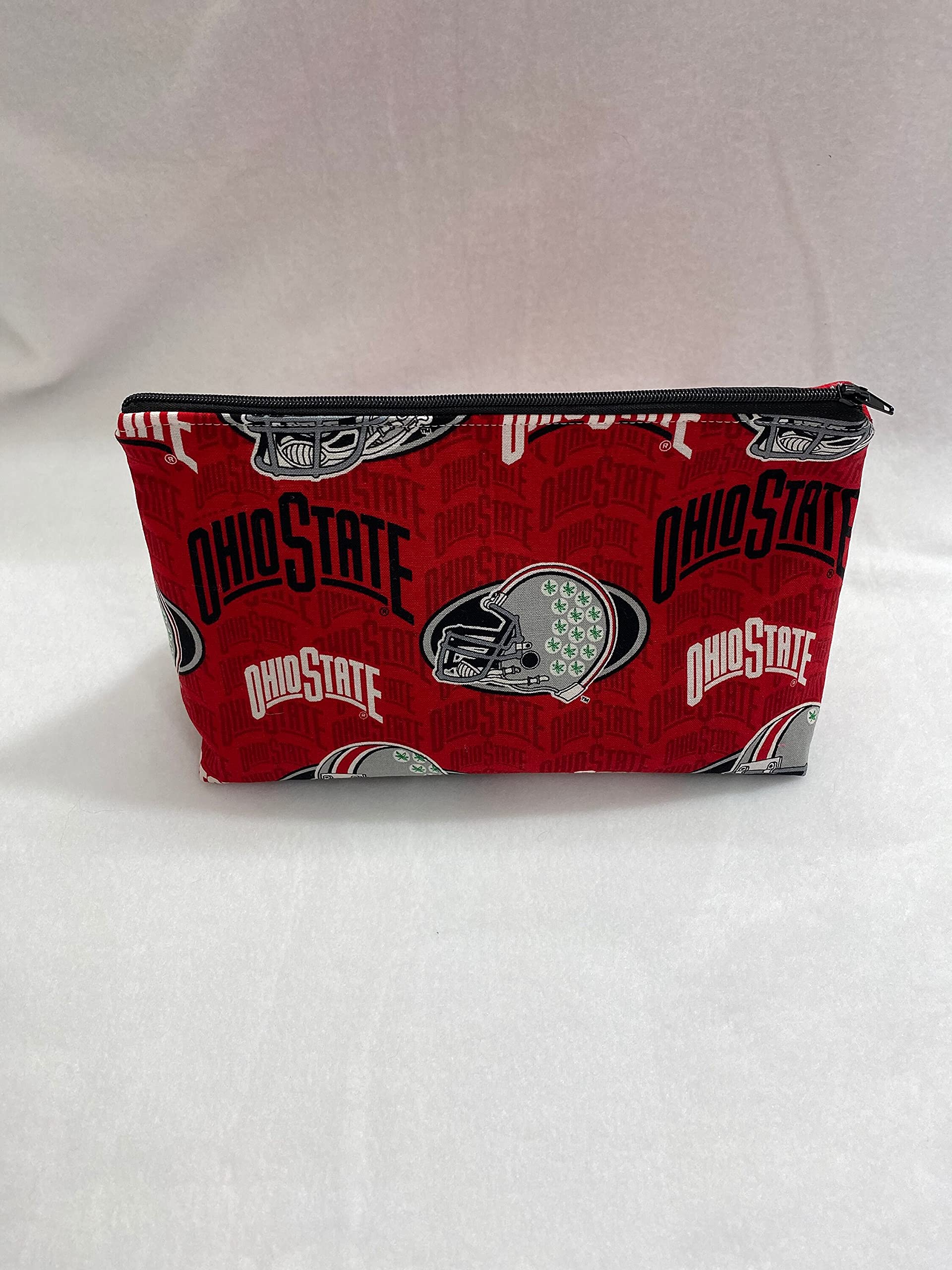 Ohio Zipper Pouch - Waterproof Makeup Bag & Travel Cosmetic Organizer for Women | Perfect for Travel, Gym, and Daily Essentials Storage