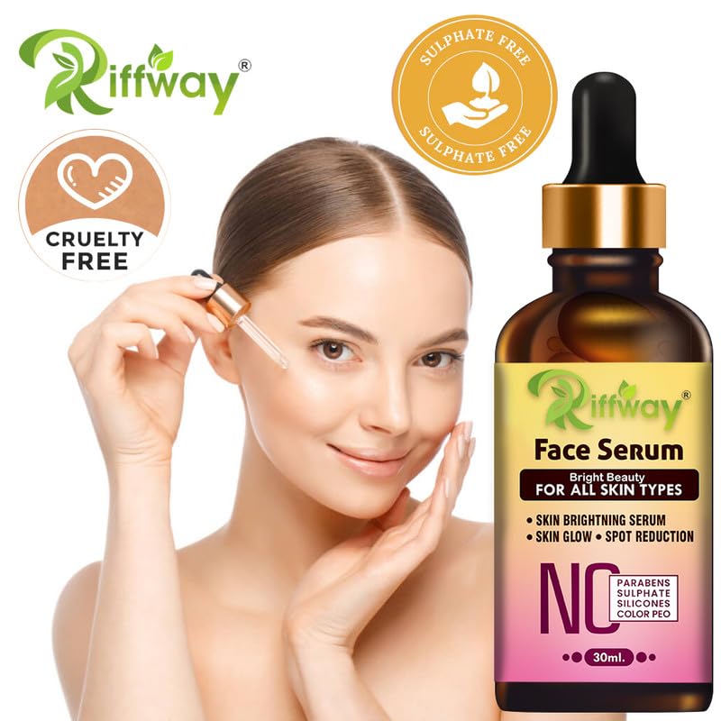 Sabates Skin Brightening Face Serum - Anti-Aging Collagen Booster for Dark Circles & Fine Lines | Hydrating & Repairing Serum for Glowing Skin | Perfect for Night Routine & Daily Skincare