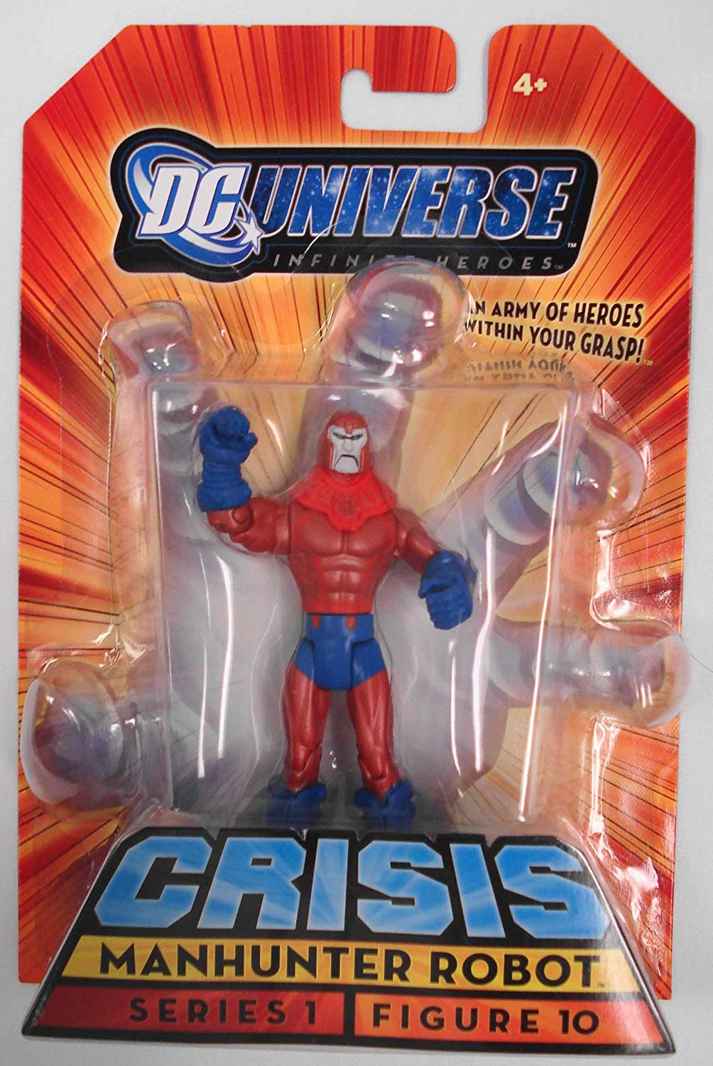 DC Universe Infinite Heroes Crisis Manhunter Robot Action Figure - Collectible 7-Inch Superhero Toy with Articulation - Perfect for Display, Gifts & Superhero Battles