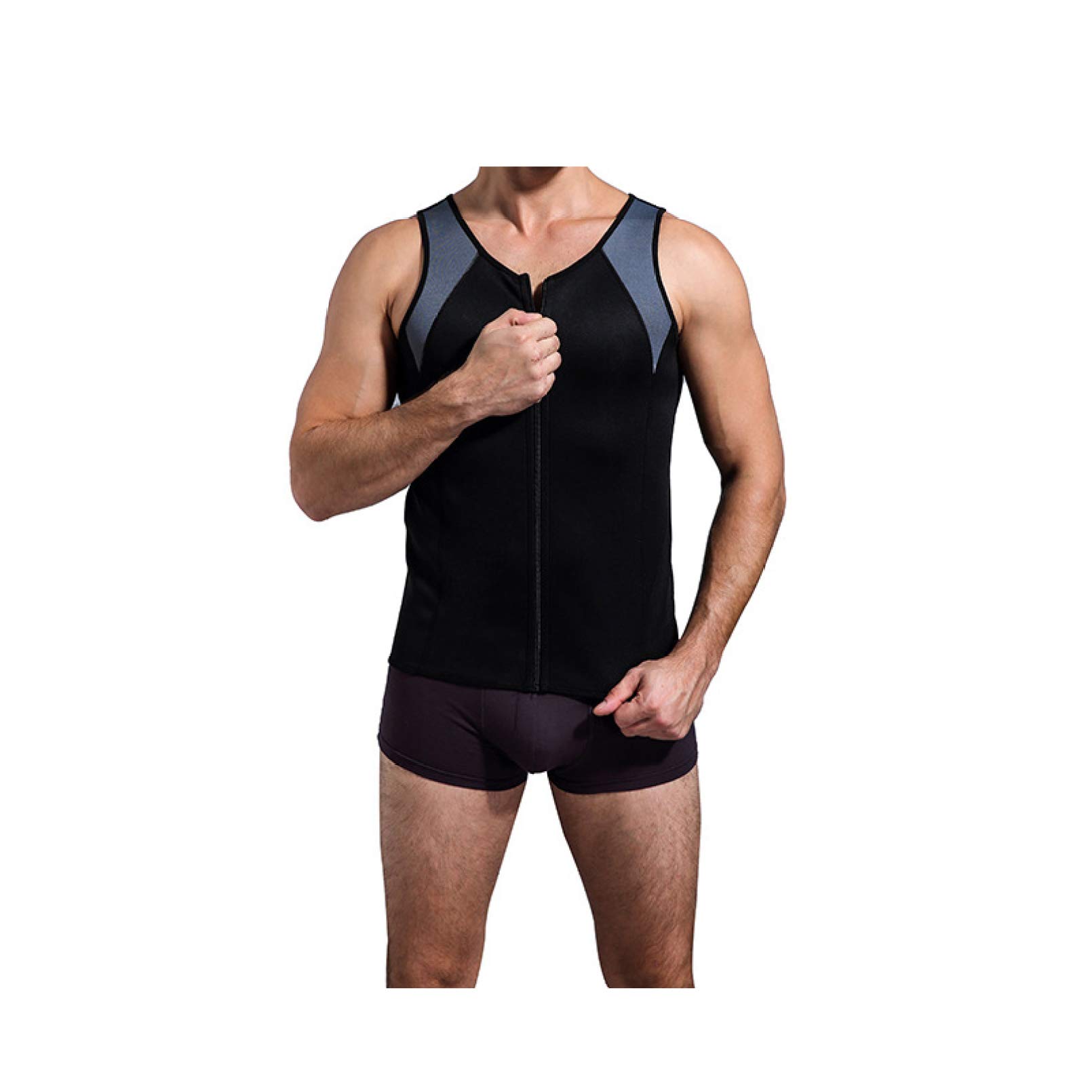 Seamless Men's Waist Trainer Shapewear - Tummy Fat Burner & Body Shaper for Liposuction Recovery - Slimming Underwear for Workout, Postpartum & Everyday Use