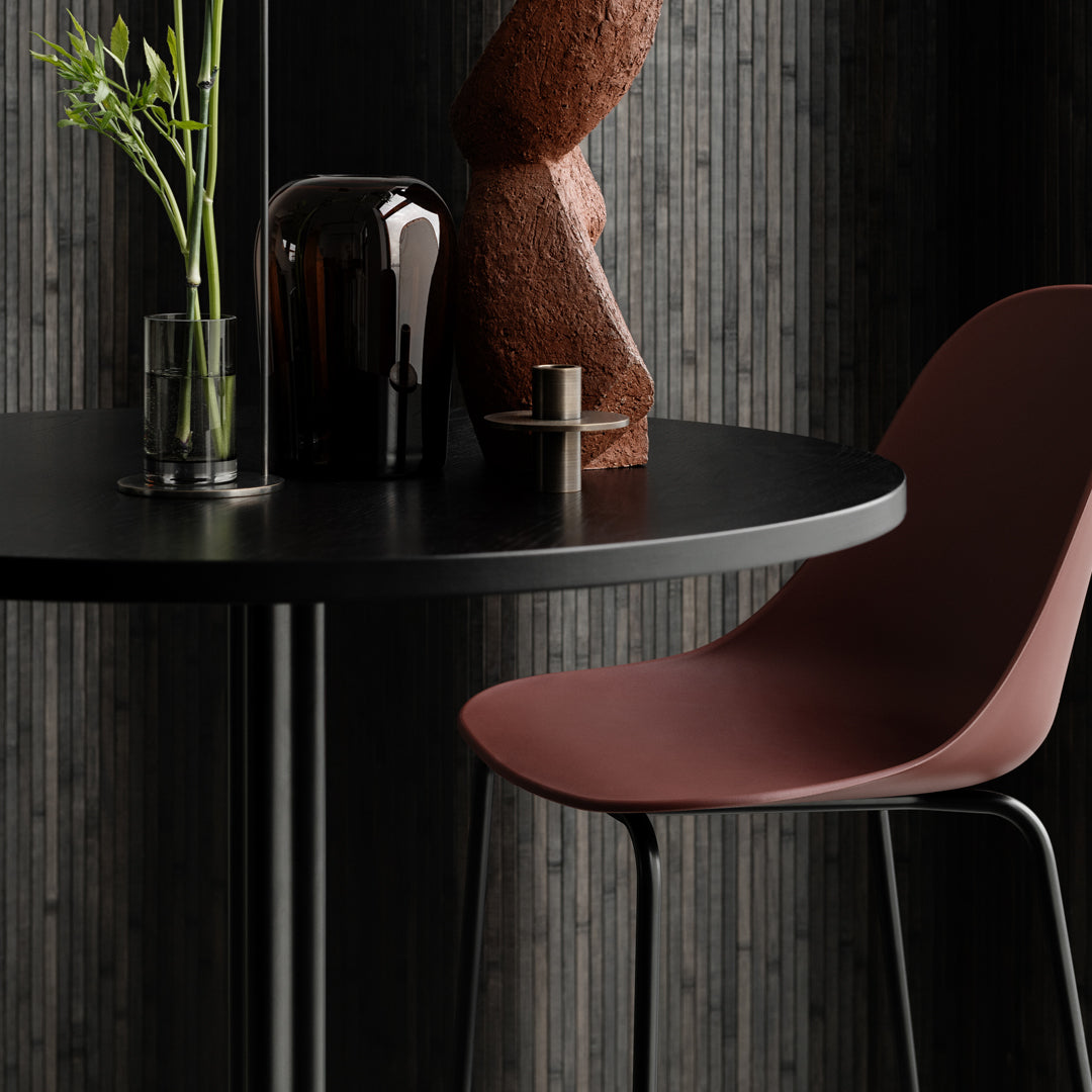 Harbour Counter Side Chair - Modern Bar Stool for Kitchen Island, Breakfast Nook & Dining - Comfortable Height-Adjustable Swivel Seat with Back Support - Perfect for Home, Cafe & Restaurant Use