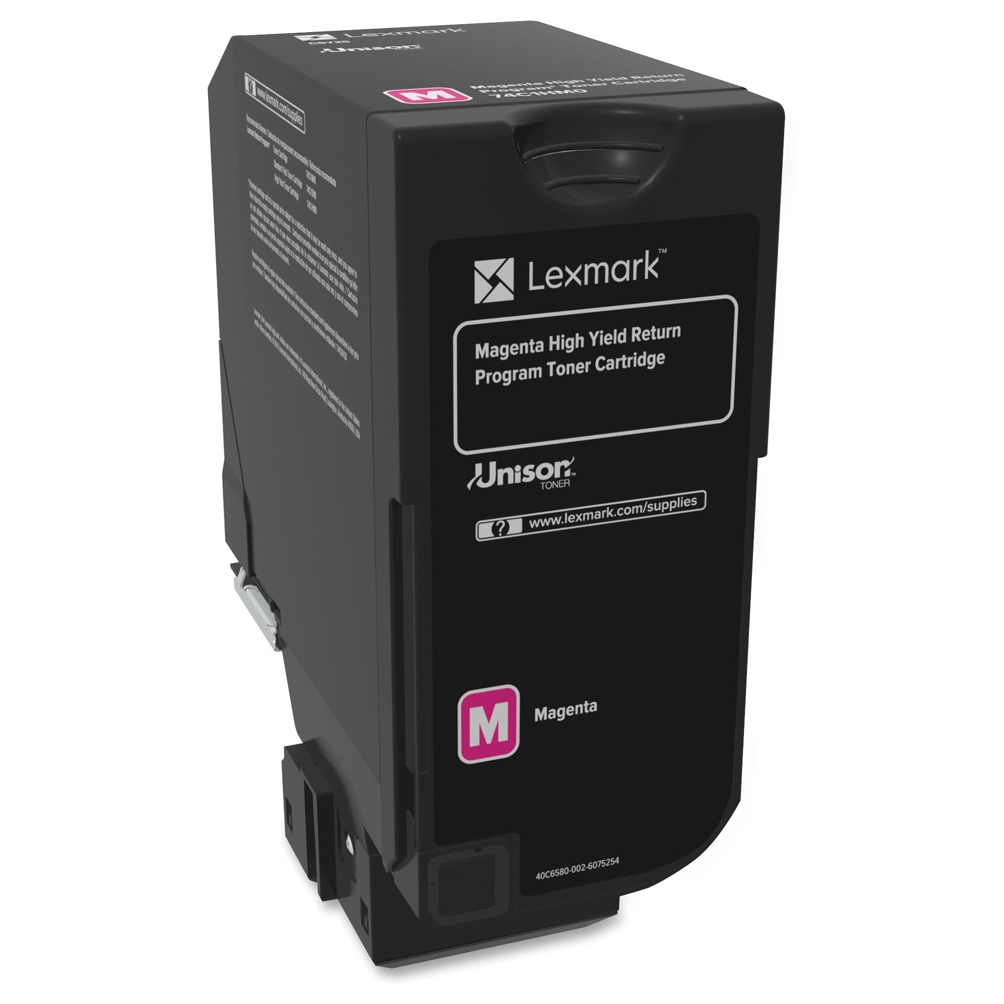 Original Lexmark LEX74C1HM0 Unison Magenta Toner Cartridge - Compatible with CS725 Printer | High Yield 12,000 Pages | Ideal for Office Printing & Business Documents