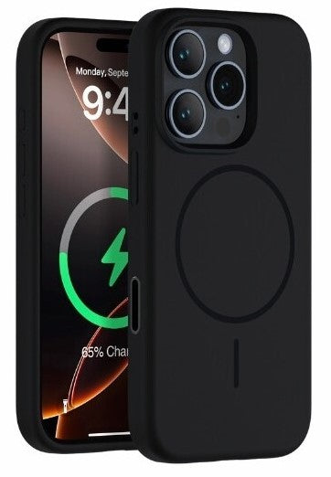 iShield Ultra MagSafe Liquid Silicone Snap Case for iPhone 16 Pro - Shockproof Protective Cover with Strong Magnetic Grip for Daily Use, Travel & Outdoor Activities
