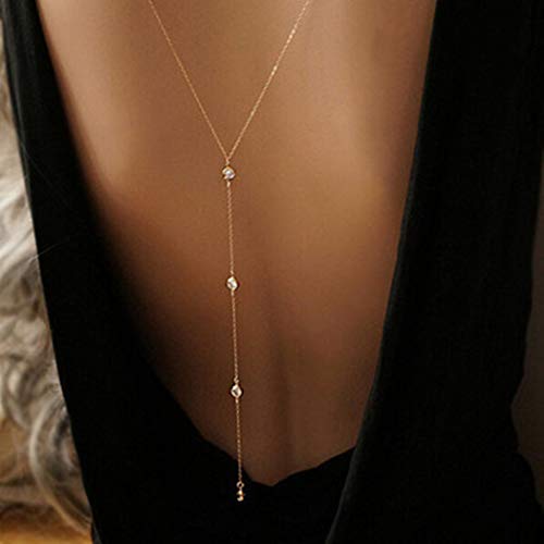 Elegant Gold Rhinestone Body Chain Jewelry for Women & Girls - Waist Necklace for Parties, Weddings & Beach Outfits