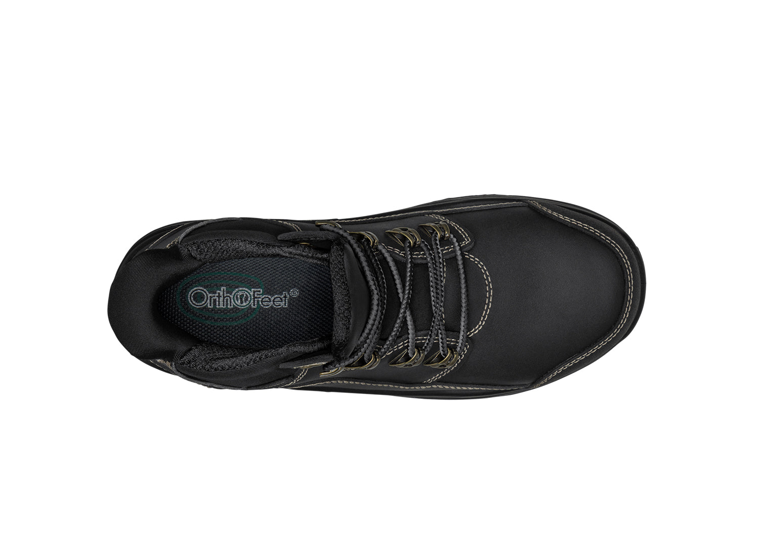 Slip-Resistant Black Quartz Hands-Free Work Boots for Men - Comfortable Safety Shoes for Construction, Warehouse & Outdoor Work
