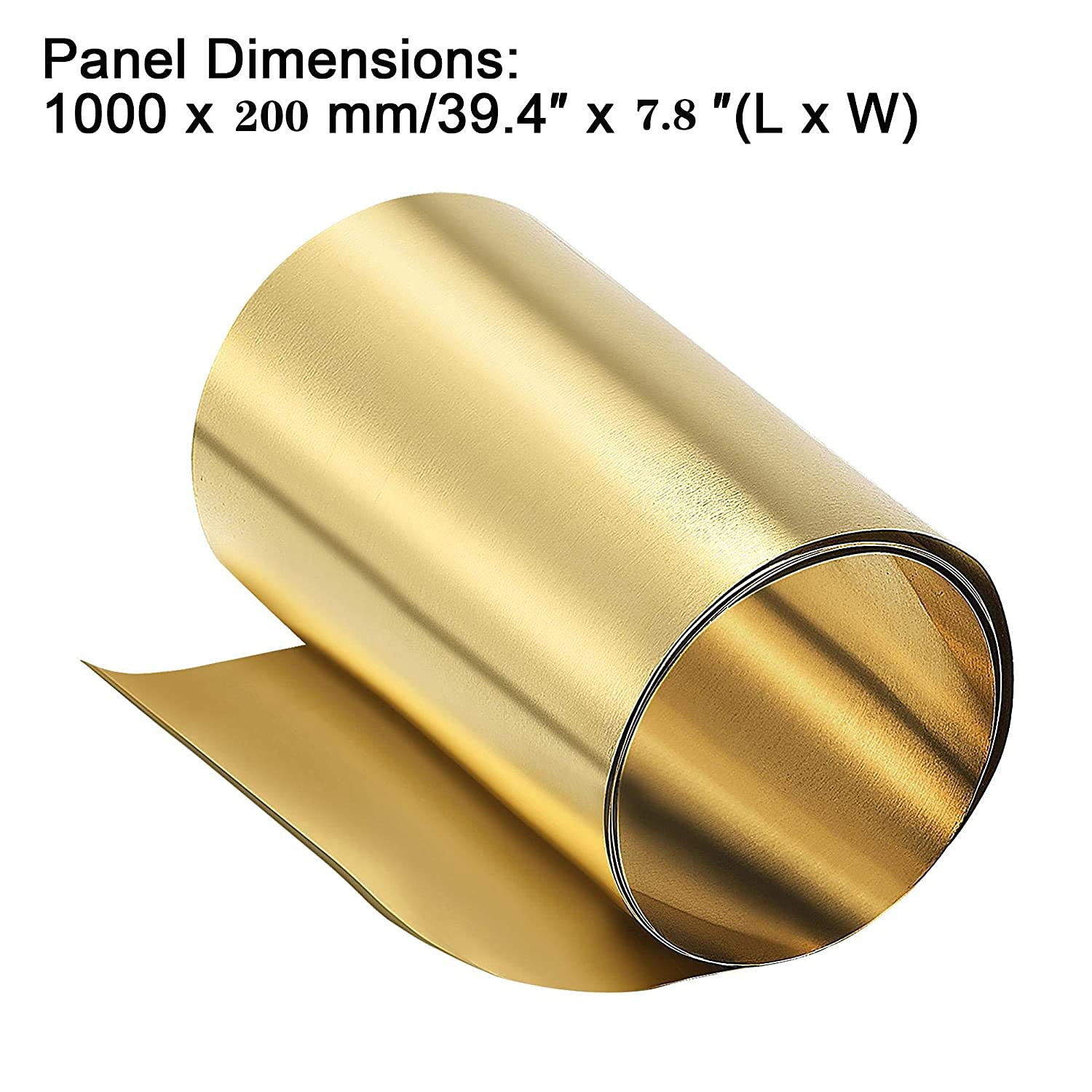 Premium Brass Sheet Roll & Pure Copper Foil Plate - 0.02mm to 1000mm Thickness for Jewelry Making, Metal Crafting & DIY Projects