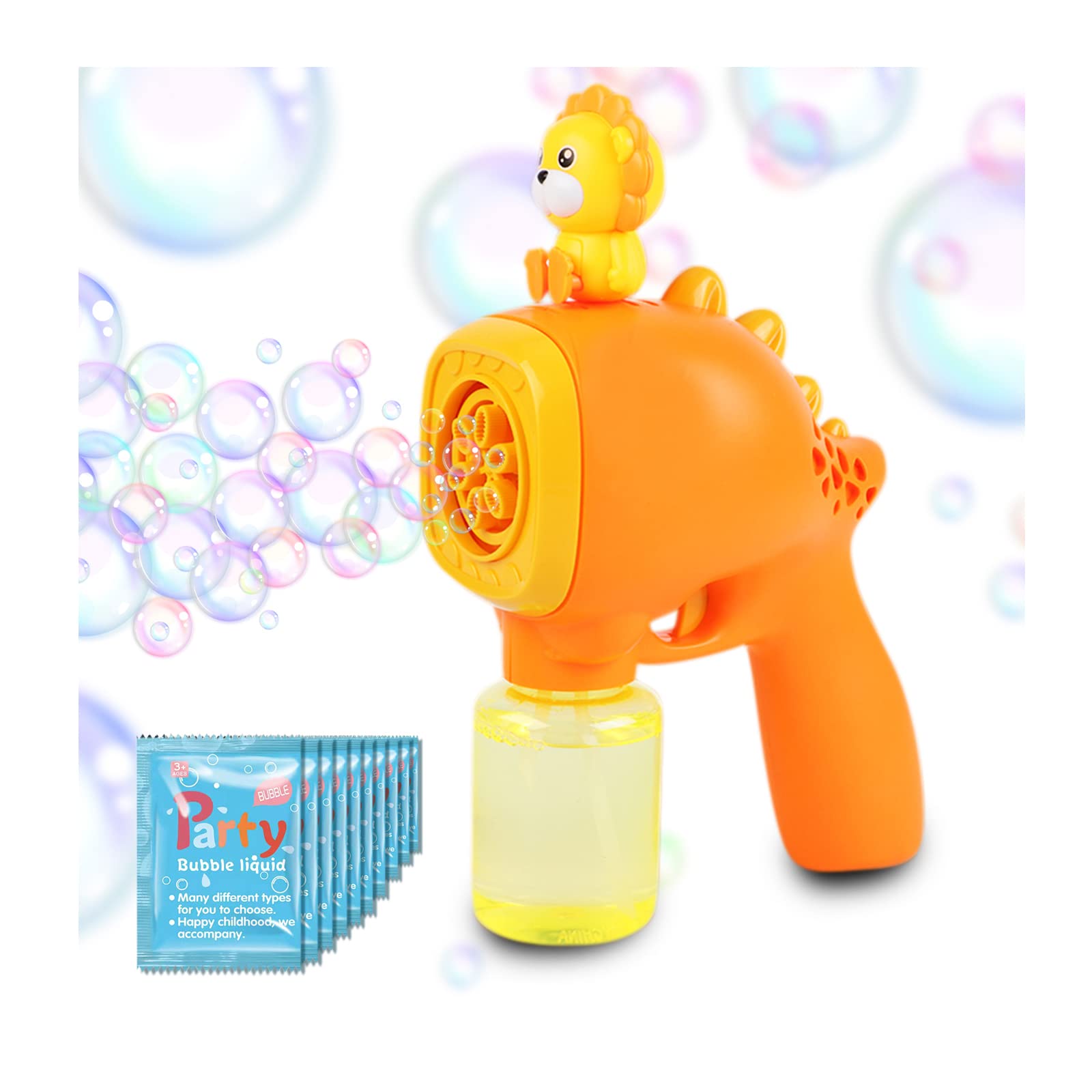 360° Leak-Proof Automatic Bubble Blaster Gun for Kids - Bubble Machine Gun with Rich Bubbles, Perfect for Outdoor Play, Birthday Parties, Backyard Fun & Toddler Gifts (Great for Summer Activities, Park Playdates & Festive Celebrations)