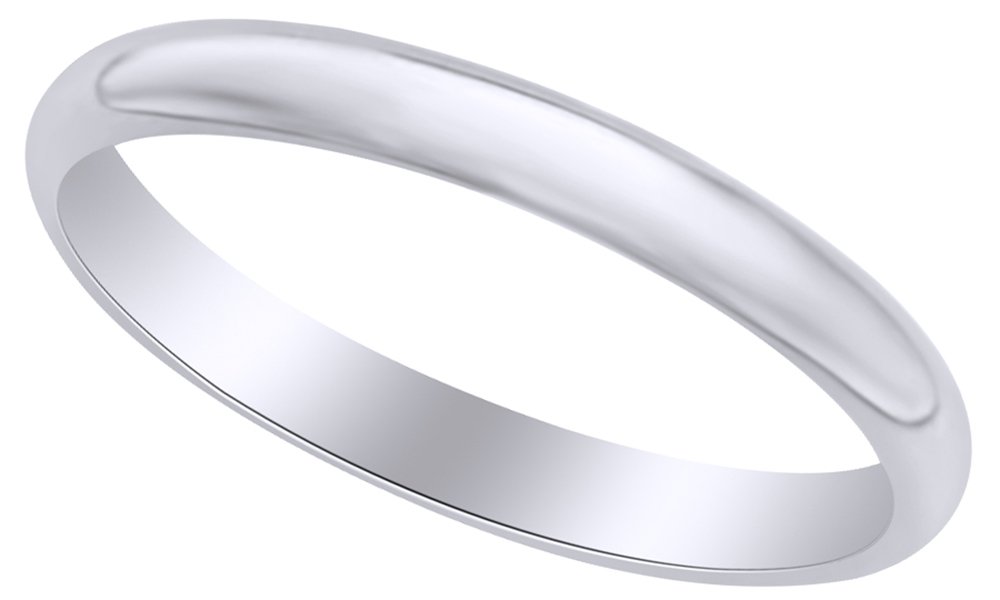10K Solid Gold AFFY 3mm Comfort Fit Band Ring - Durable Wedding Band, Anniversary Gift & Everyday Jewelry for Women & Men